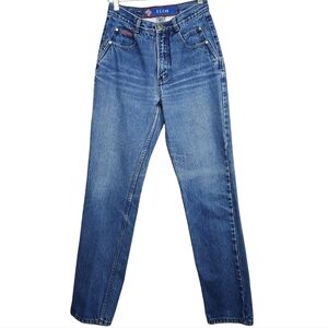 Posted Slim Vintage Denim Blue Jeans High Waisted Women's Size 6 Size 27